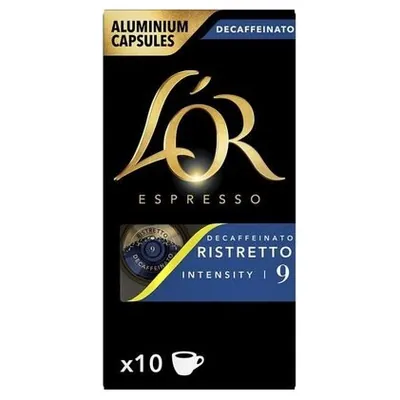 L'Or кофе в капсулах Nespresso Ristretto Decaffeinato, 52 г