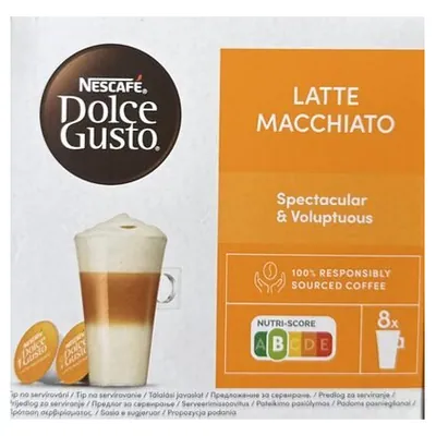 Nescafè кофе в капсулах Dolce Gusto Latte Macchiato, 16 капсул, 183,2 г