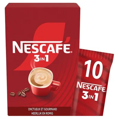 Nescafè Classic 3 in 1 coffee drink, box 10x15.5 g
