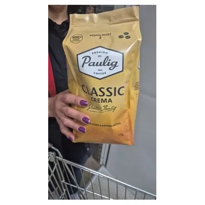Paulig Classic Crema ground coffee, 1 kg