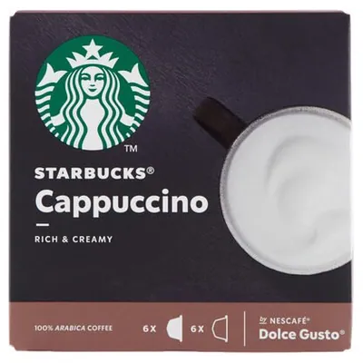 Starbucks кофе в капсулах Dolce Gusto Cappuccino, 12 шт, 120 г