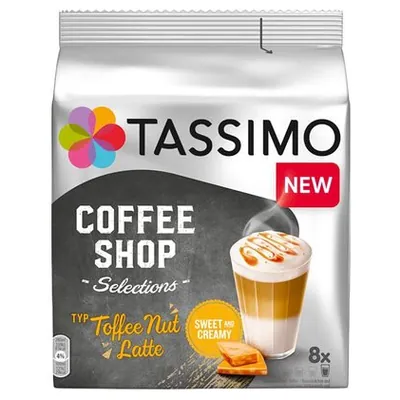 Tassimo Coffee Shop кофе в капсулах Toffee Nut Latte, 268 г