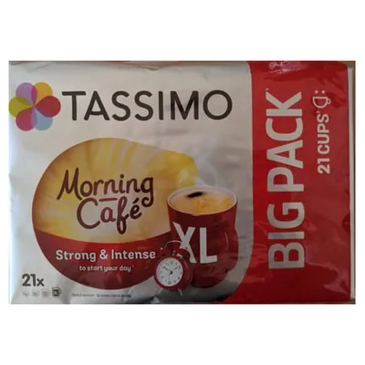 Tassimo Morning Cafe кофе в капсулах Strong & Intense, 163,8 г