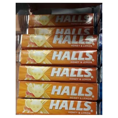 Halls honey & lemon drops, 33.5 g