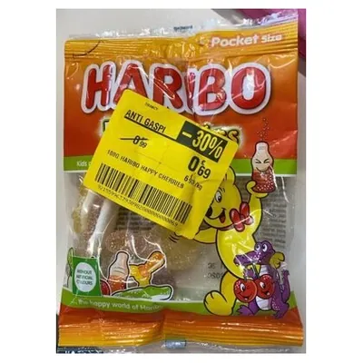 Haribo Tangfastics gummy candy, 100 g