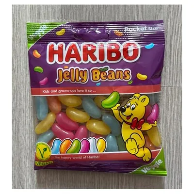 Haribo Jelly Beans Veggie gummies, 80 g