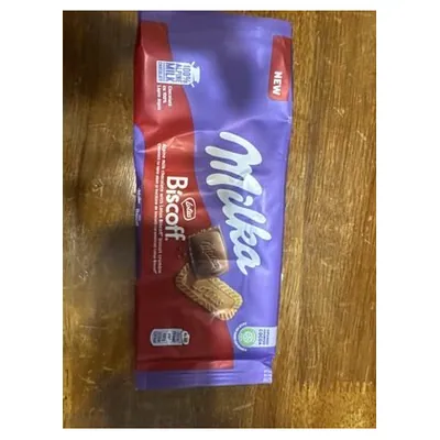 Milka Biscoff шоколад, 90 г