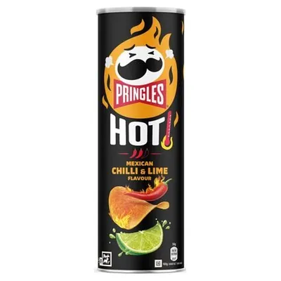 Pringles Hot Mexican Chili & Lime crisps, 160 g
