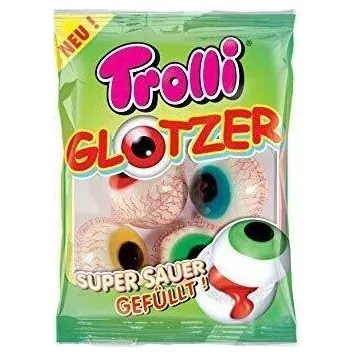 Trolli Pop Eye Glotzer filled gummy candy, 75 g