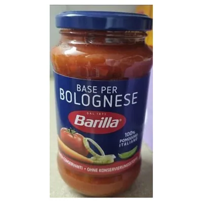 Barilla ready pasta sauce base for bolognese, 400 g