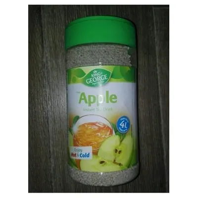 King George instant tea drink with apple flavor, 400 g