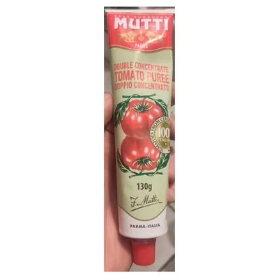 Mutti Doppio Concentrato tomato paste in tube, 130 g