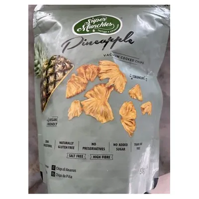 Super Munchies чипсы из ананаса, 50 г