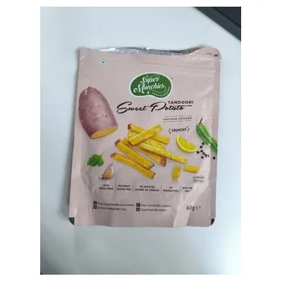 Super Munchies чипсы из батата тандури, 60 г