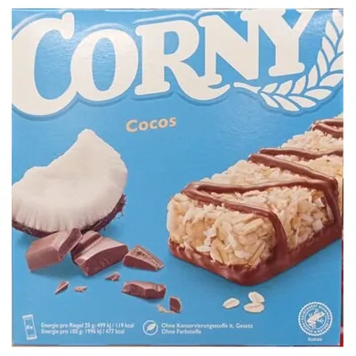Corny мюсли-батончик с кокосом
