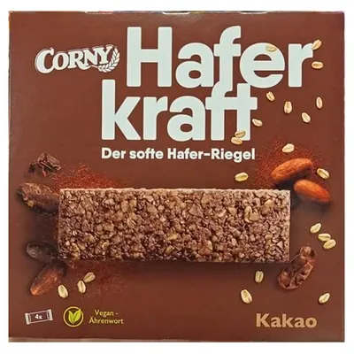 Corny Haferkraft злаковый батончик с какао
