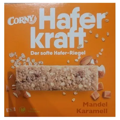 Corny Haferkraft злаковый батончик с миндалём