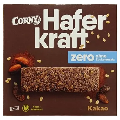 Corny Haferkraft Zero злаковый батончик с какао