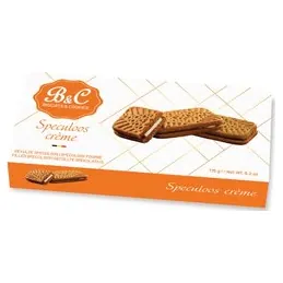 B&C печенье Speculoos с ванильным кремом, 175 г