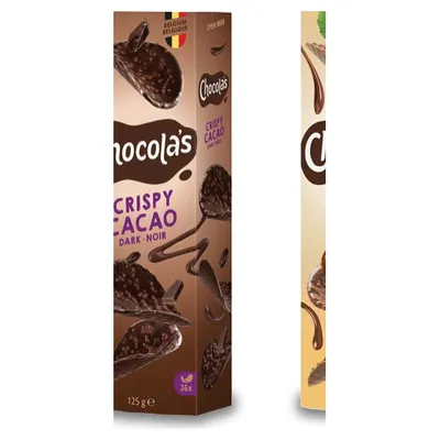 Chocola's Dark тёмный шоколад в завивитках, 125 г
