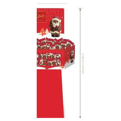 Новогодний набор полых шоколадных фигур, 6 штук, 50 г