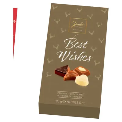 Шоколадные конфеты Wishes Mix с 4 пожеланиями, 100 г