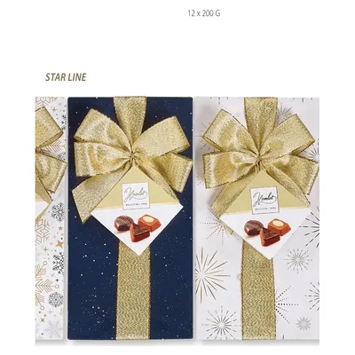 Star Line chocolates with ribbon, 200 g