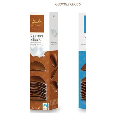 Hamlet Gourmet Choc's Milk chocolate, 125 g