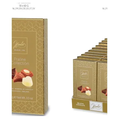 Hamlet Pralines Collection Belgian Chocolates boxed chocolates, 100 g