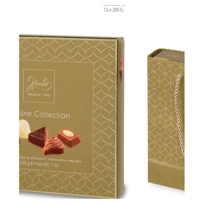 Hamlet Pralines Collection Belgian Chocolates Flat boxed chocolates, 200 g