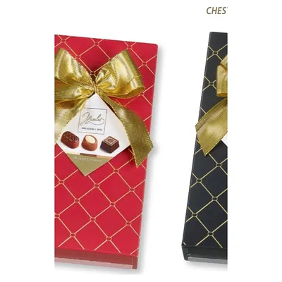 Chesterfield Red with Bow chocolate, 125 g