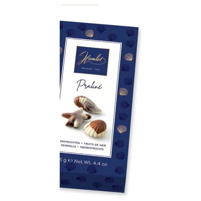 Hamlet hazelnut filling seashells chocolates, 125 g