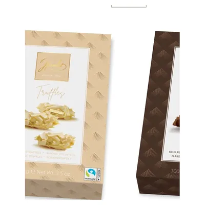 White chocolate flaked truffles, 100 g