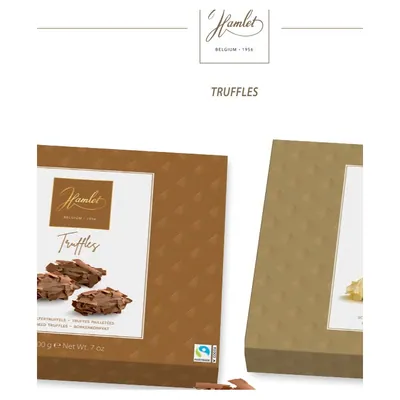 Milk flaked truffles, 200 g