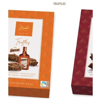 Milk liqueur truffles Cointreau, 125 g