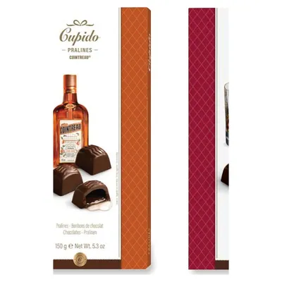 Шоколадные конфеты с ликером Cointreau, 150 г
