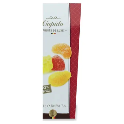 Fruits de luxe fruit candies (33% fruit), 200 g