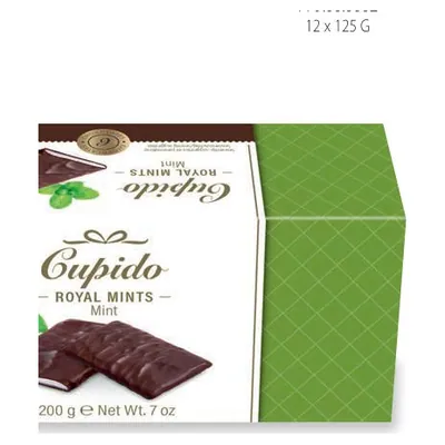 Royal Mints chocolate thins with mint filling, 200 g