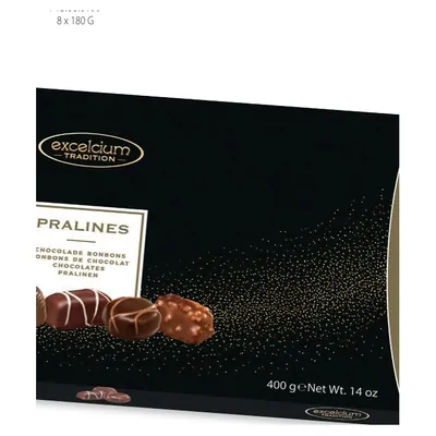 Excelcium Black Assortment chocolates, 400 g