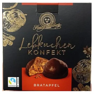 Henry Lambertz Gingerbread with Baked Apple in Chocolate