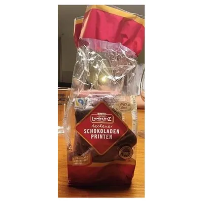 Lambertz gingerbread sticks in dark chocolate "Printen"