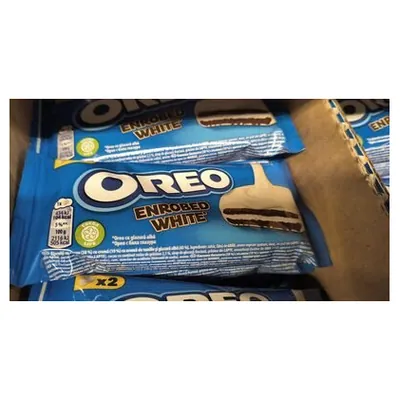 Oreo enrobed white cookies, 41 g