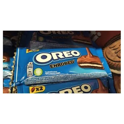Oreo enrobed milk cookies, 41 g