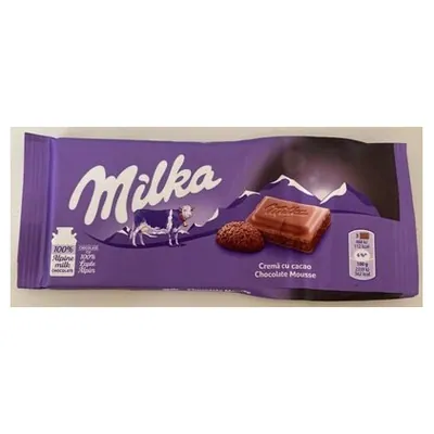 Milka cocoa chocolate, 100 g