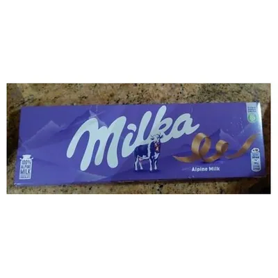 Milka молочный шоколад из альпийского молока, 250 г