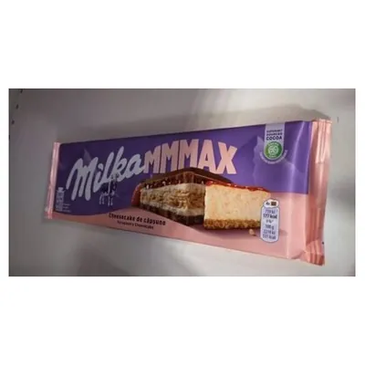 Milka шоколад со вкусом чизкейка и клубники, 300 г