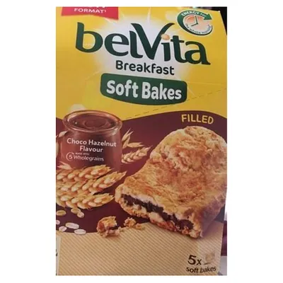 Belvita печенье с мягкой шоколадной начинкой, 250 г