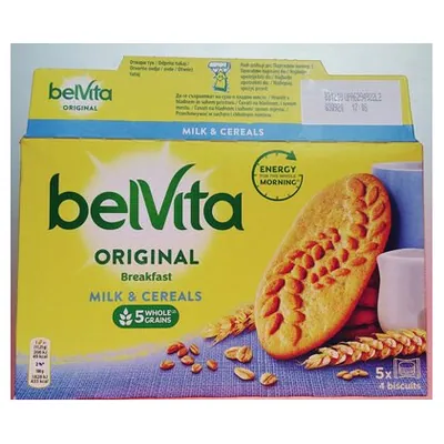 Belvita печенье злаковое с молоком, 225 г