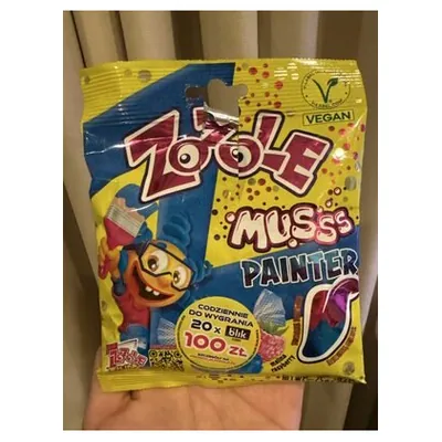 Zozole Musss Painter Blue candies, 75 g