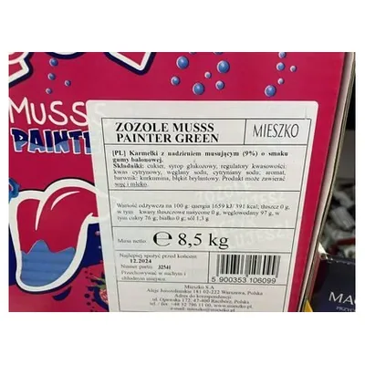 Mieszko карамель Zozole Musss Painter Green, 8,5 кг